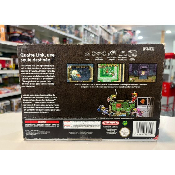 Pack jeu Gamecube Zelda four swords adventures cib
