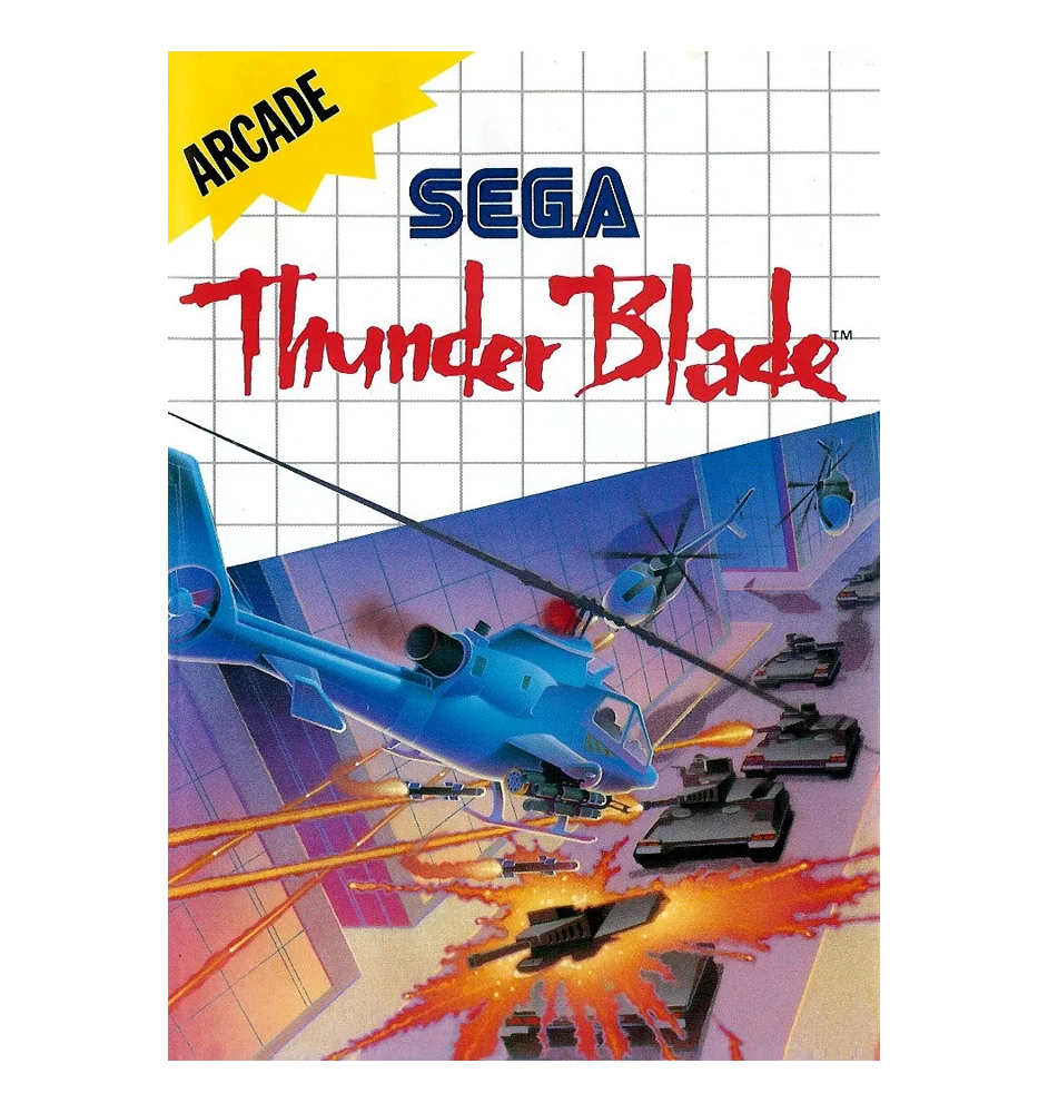 Master System Thunder Blade Sn