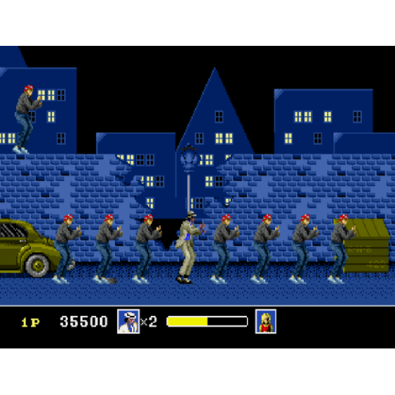 Master system Moonwalker Sn