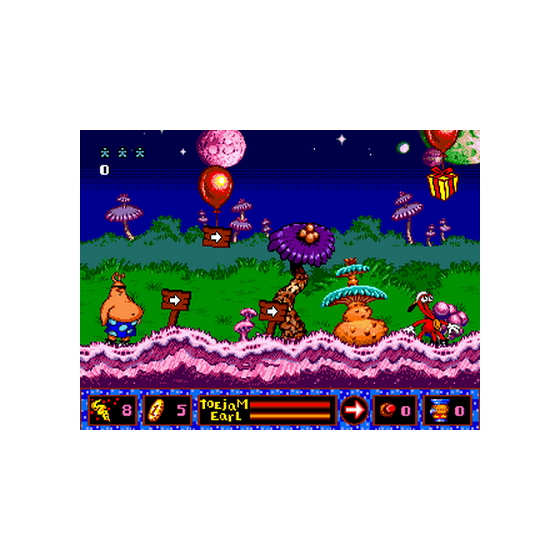 MegaDrive Toejam & Earl II In Panic On Funkotron Loose