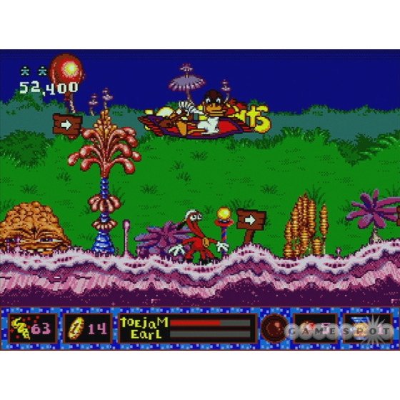 MegaDrive Toejam & Earl II In Panic On Funkotron Loose