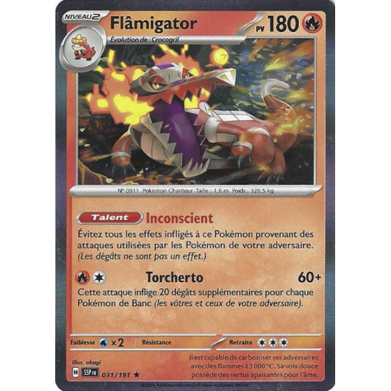 Flamigator 031/191 Holo