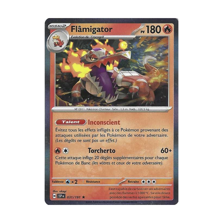 Flamigator 031/191 Holo