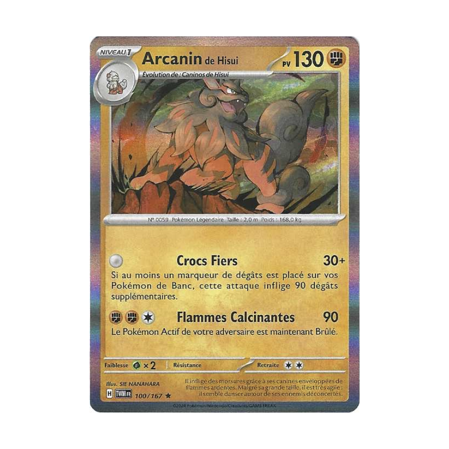 Arcanin De Hisui 100/167 Holo