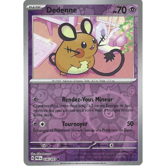 Dedenne 036/091 Reverse