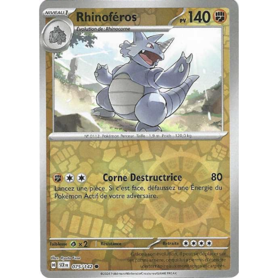 Rhinoféros 075/142 Reverse