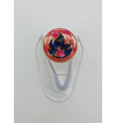 Badge petit format pokémon energie feu Holo