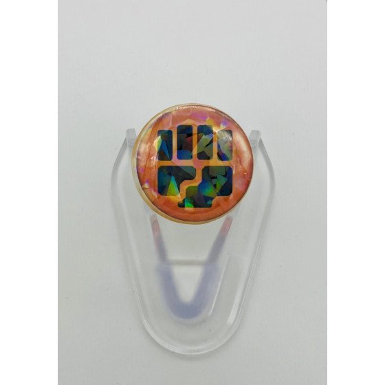 Badge petit format pokémon energie combat Holo