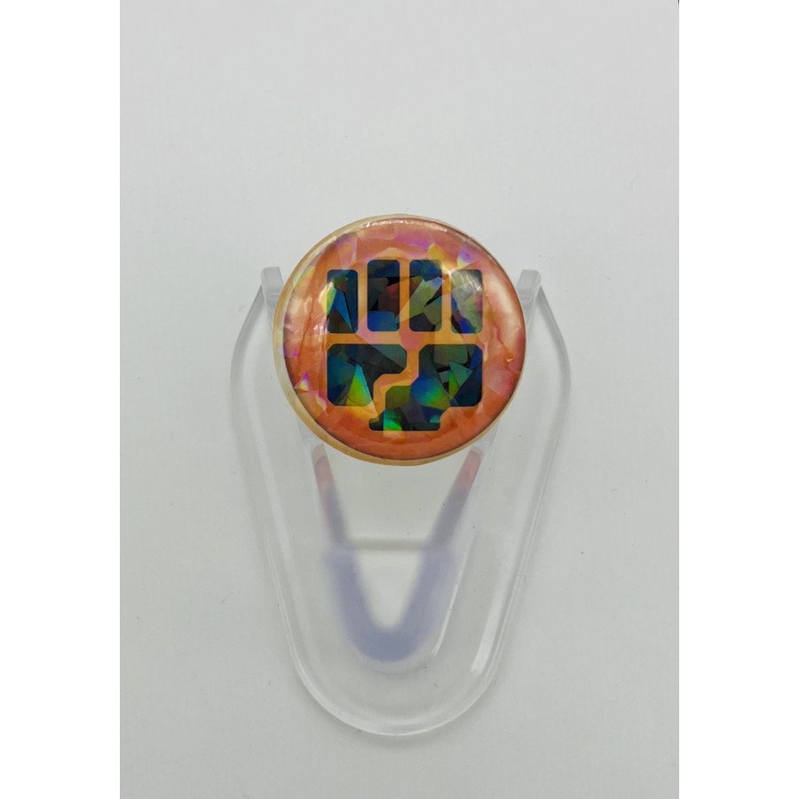 Badge petit format pokémon energie combat Holo