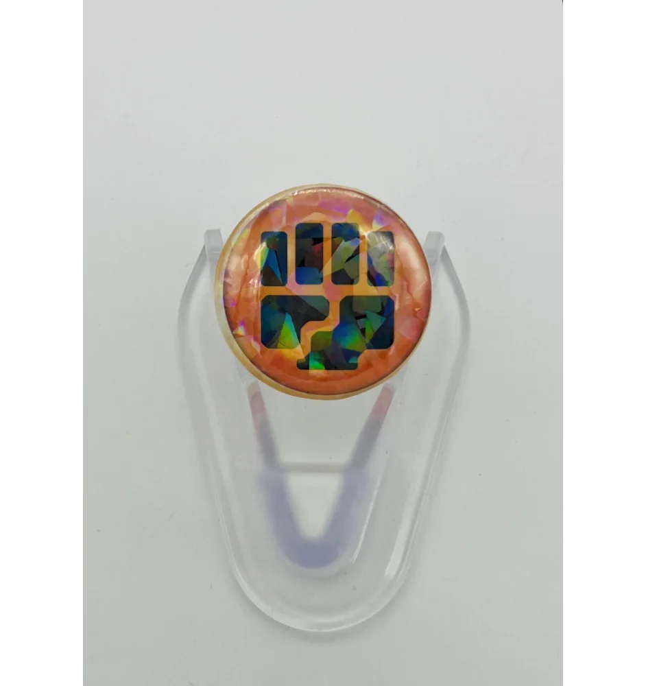 Badge petit format pokémon energie combat Holo