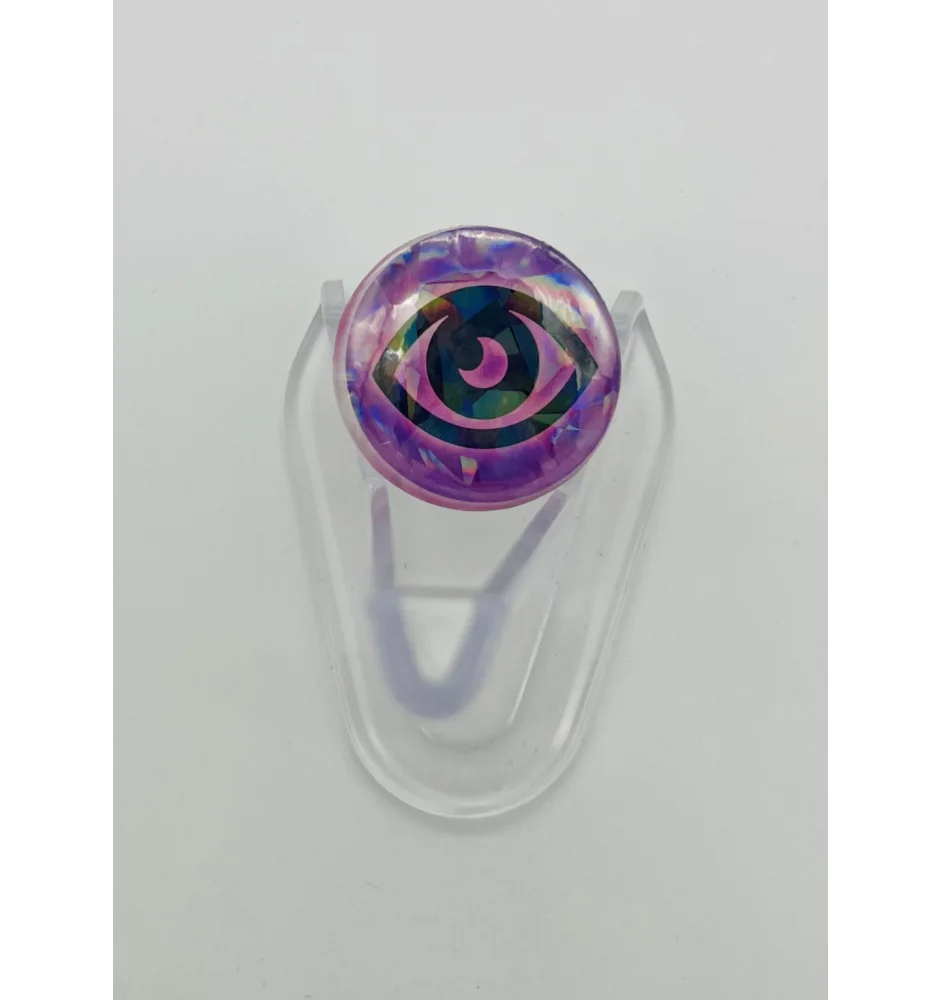 Badge petit format pokémon energie psy Holo