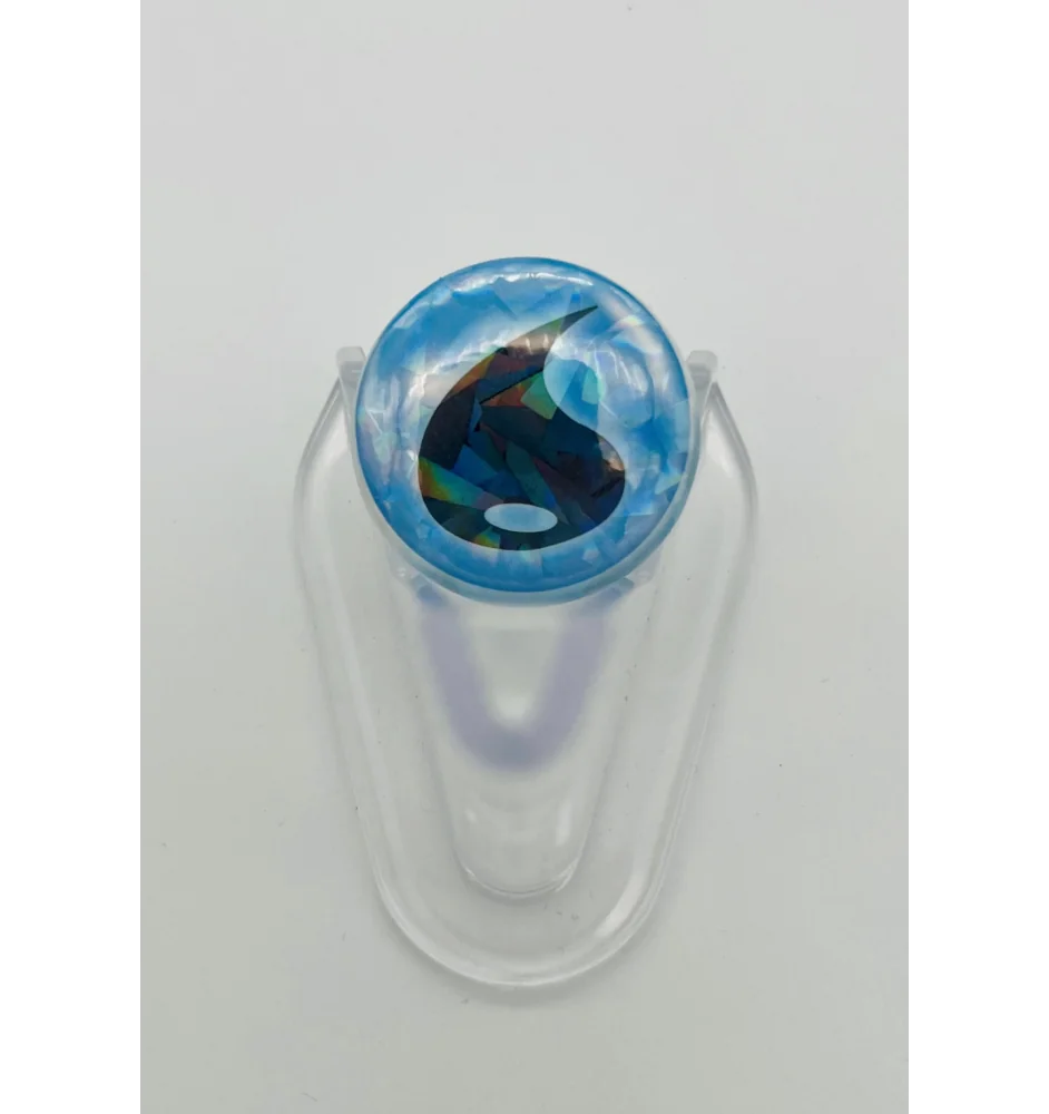 Badge petit format pokémon energie eau Holo