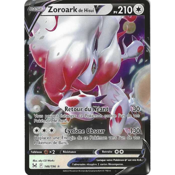 Zoroark De Hisui V 146/196