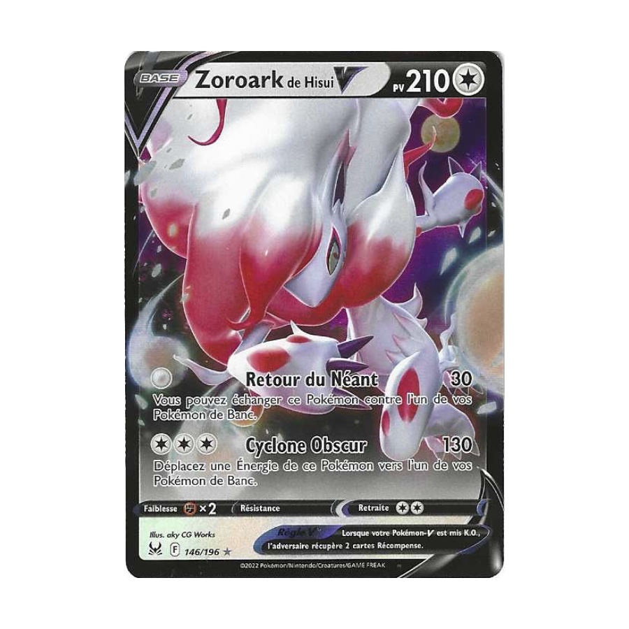 Zoroark De Hisui V 146/196