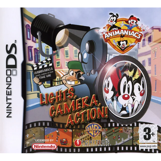 DS Animaniacs Light, Camera, Action Cib