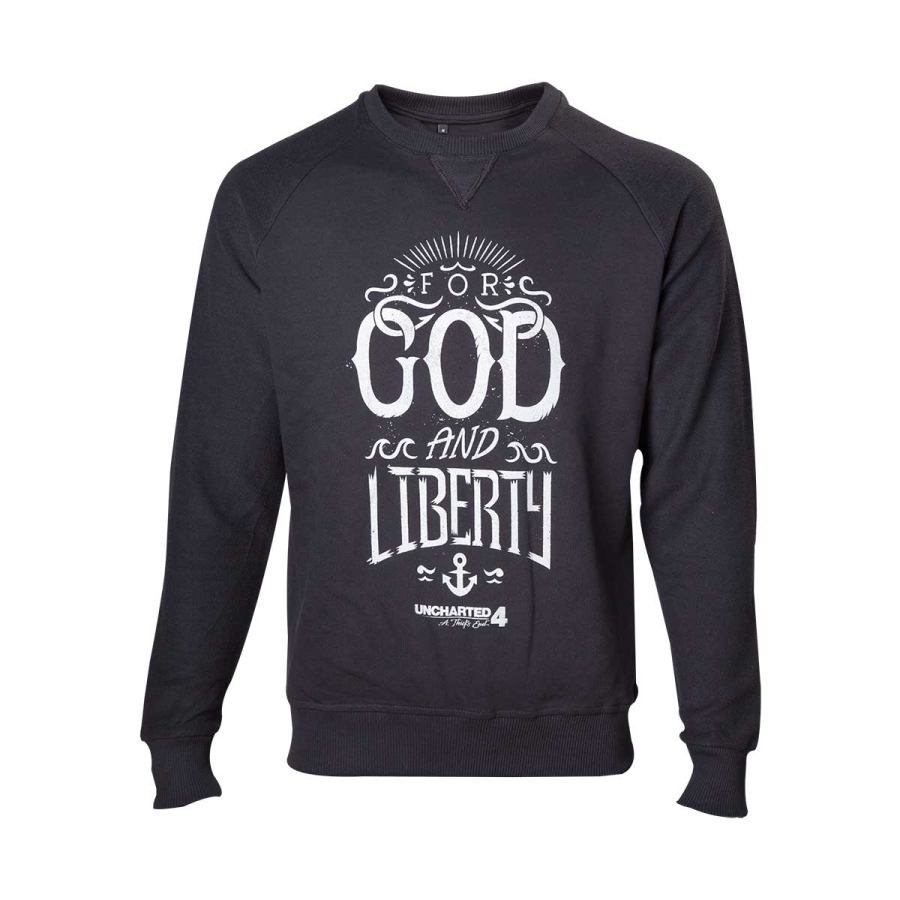Sweatshirt Uncharted 4 Sweater For God and Liberty Taille XL