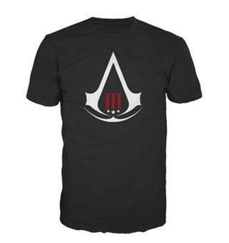 T-Shirt Assassin's creed 3 Black - Crest Logo (S)