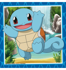 Pokemon Puzzle x3 Salamèche, Bulbizarre et Carapuce - 3 Puzzle 49P