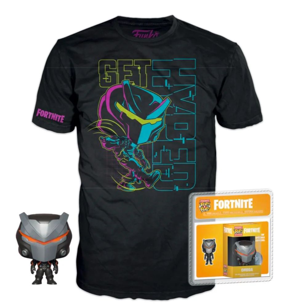 Boite cadeau T-Shirt POP fortnite + Pocket POP Omega (L)