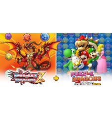 3DS Puzzle & dragons Z + super mario bros edition cib
