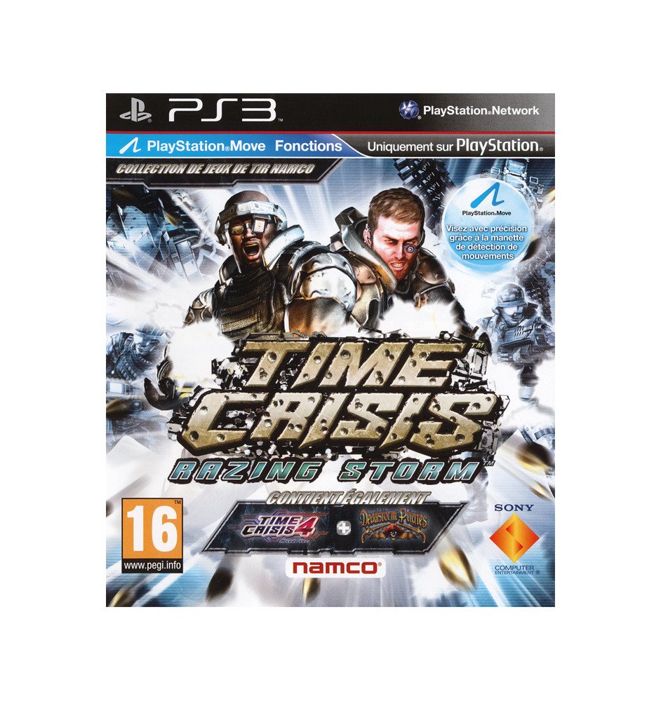 PS3 Time crisis razing storm sn