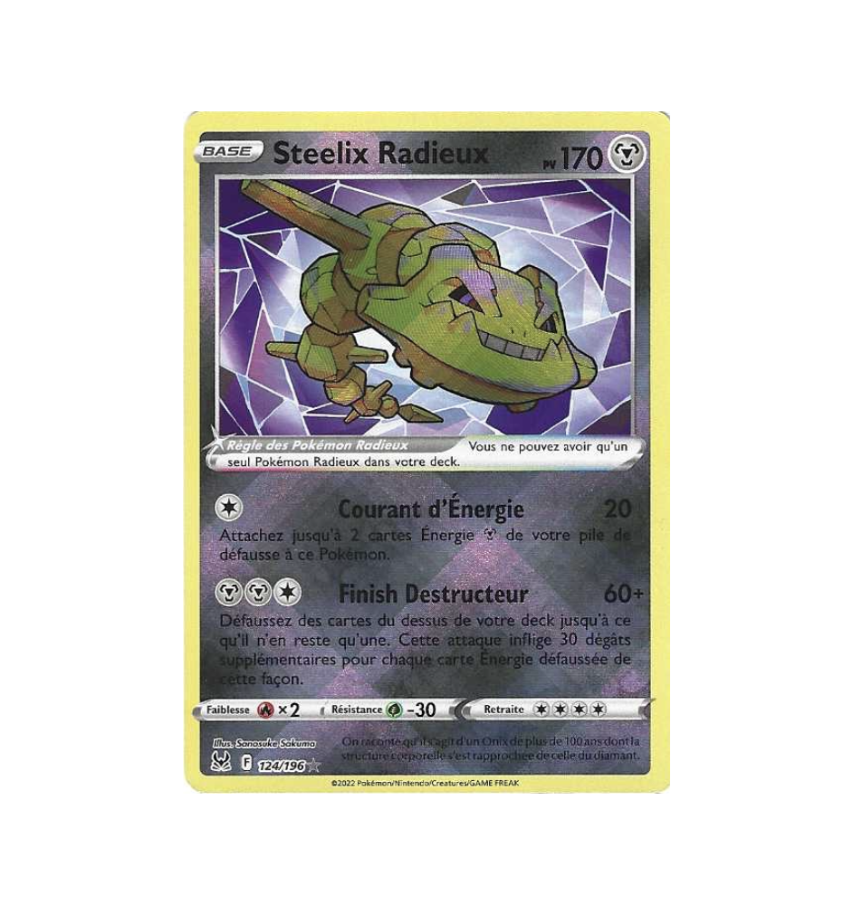 Steelix Radieux 124/196