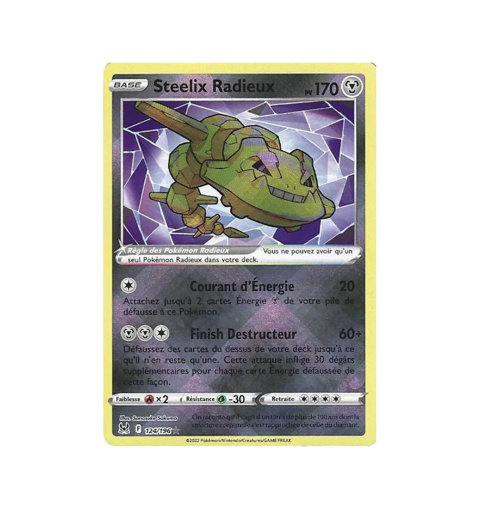 Steelix Radieux 124/196