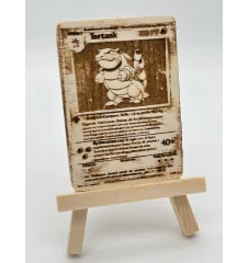 Gravure sur bois : Pokemon Tortank