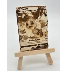 Gravure sur bois : Pokemon Evoli V