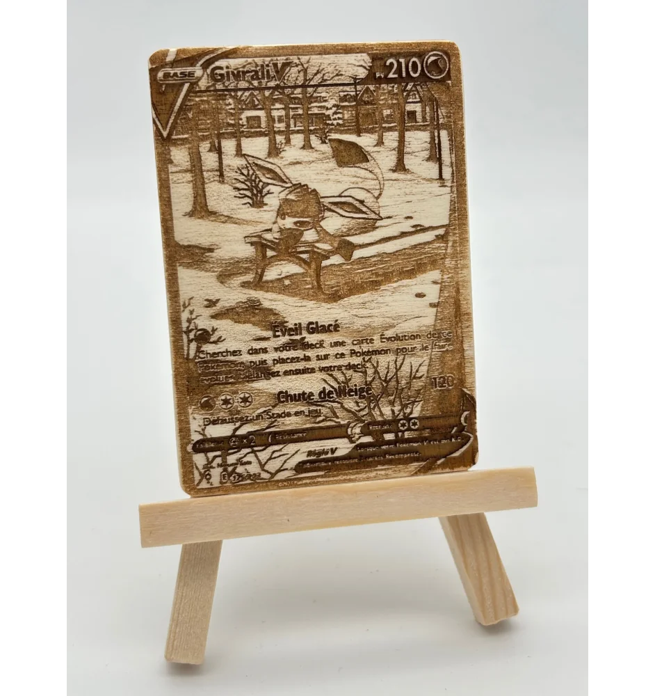 Gravure sur bois : Pokemon Givrali V