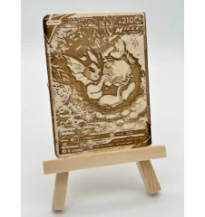 Gravure sur bois : Pokemon Aquali V