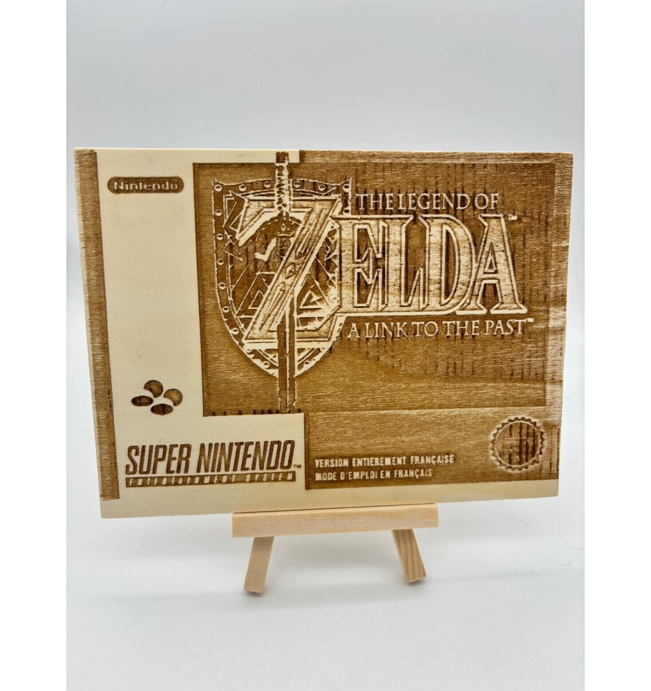 Gravure sur bois : Super Nintendo Zelda