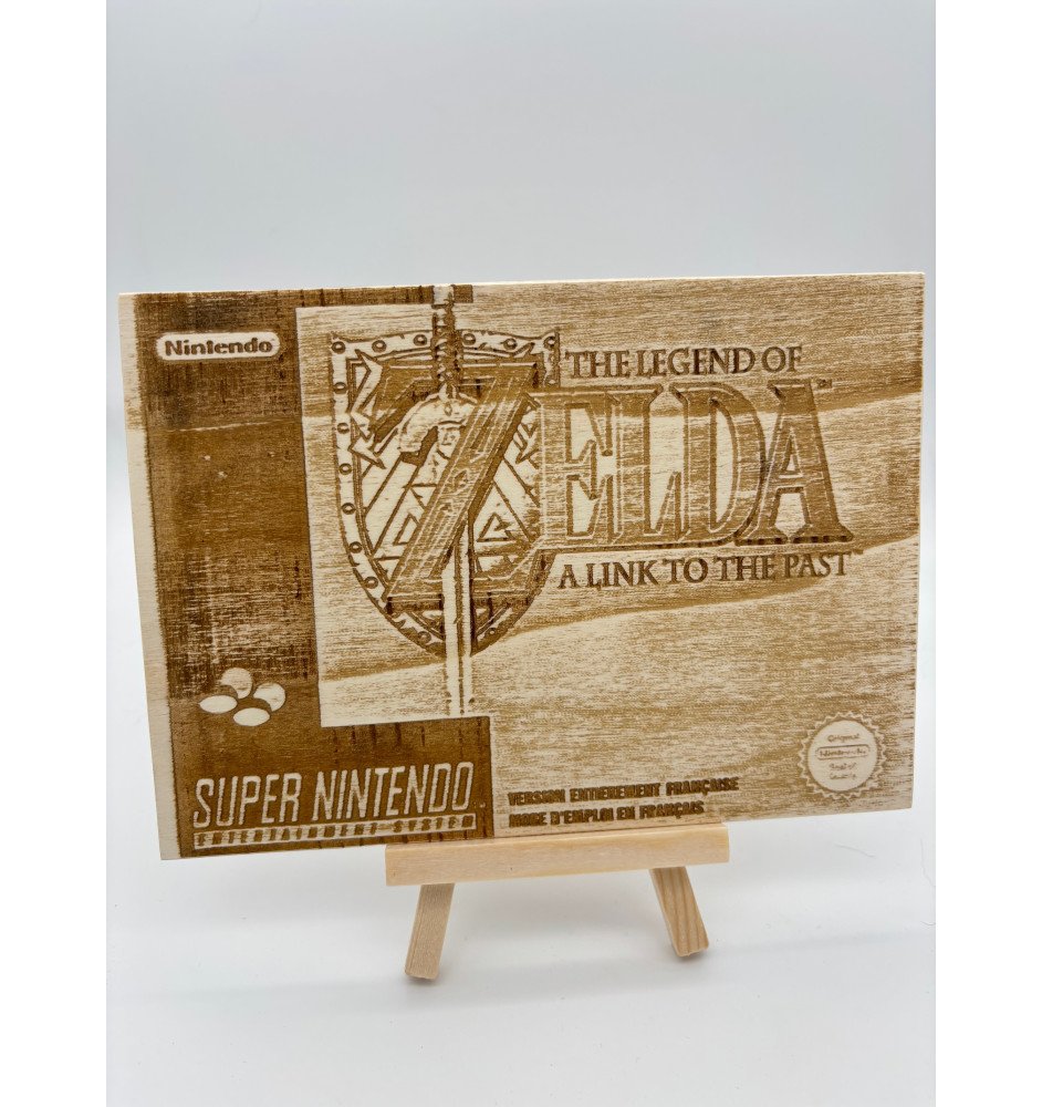 Gravure sur bois : Super Nintendo Zelda