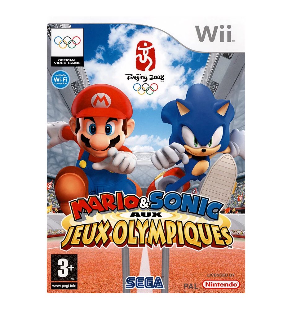 WII Mario et Sonic aux jeux olympiques cib