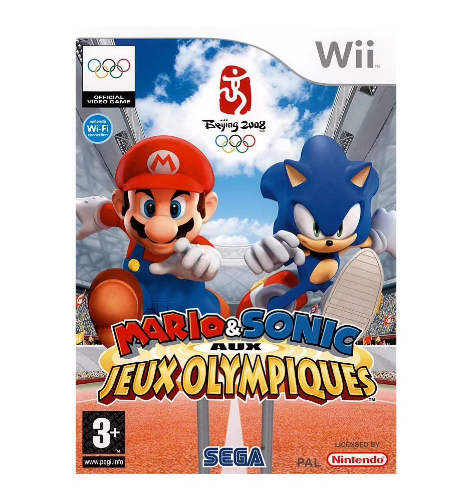 WII Mario et Sonic aux jeux olympiques cib