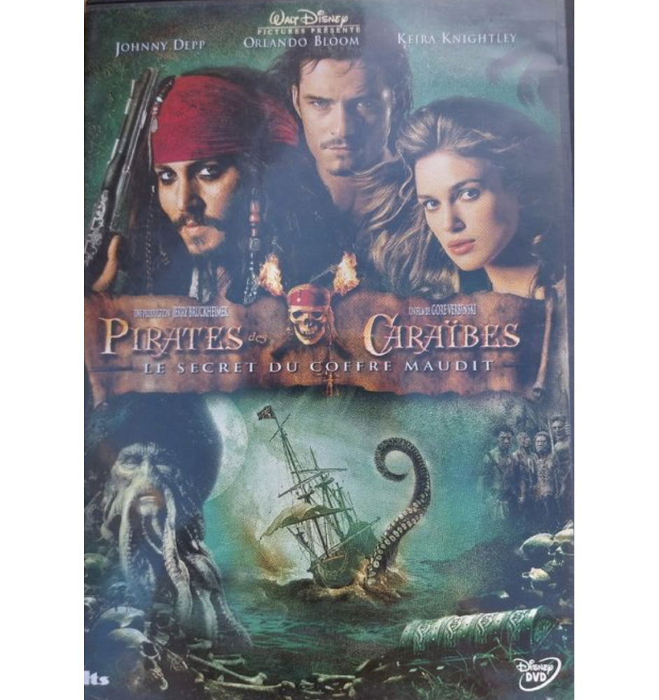 DVD Pirates des caraibes 2 le secret du coffre maudit