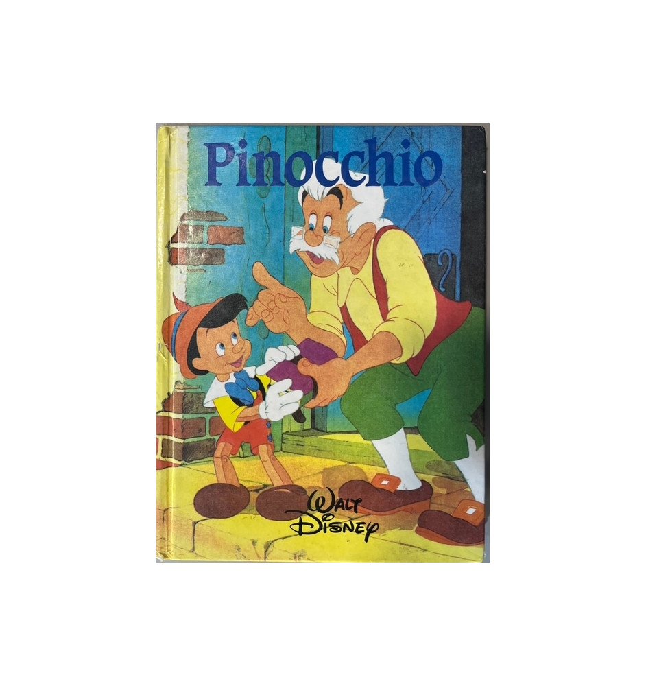 Livre Pinocchio Walt Disney 1988
