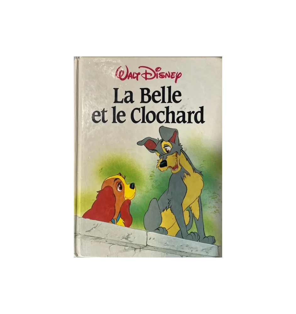 Livre La belle et le clochard Walt Disney 1984