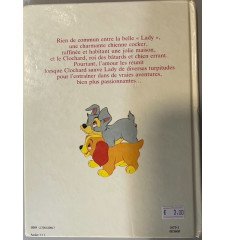 Livre La belle et le clochard Walt Disney 1984