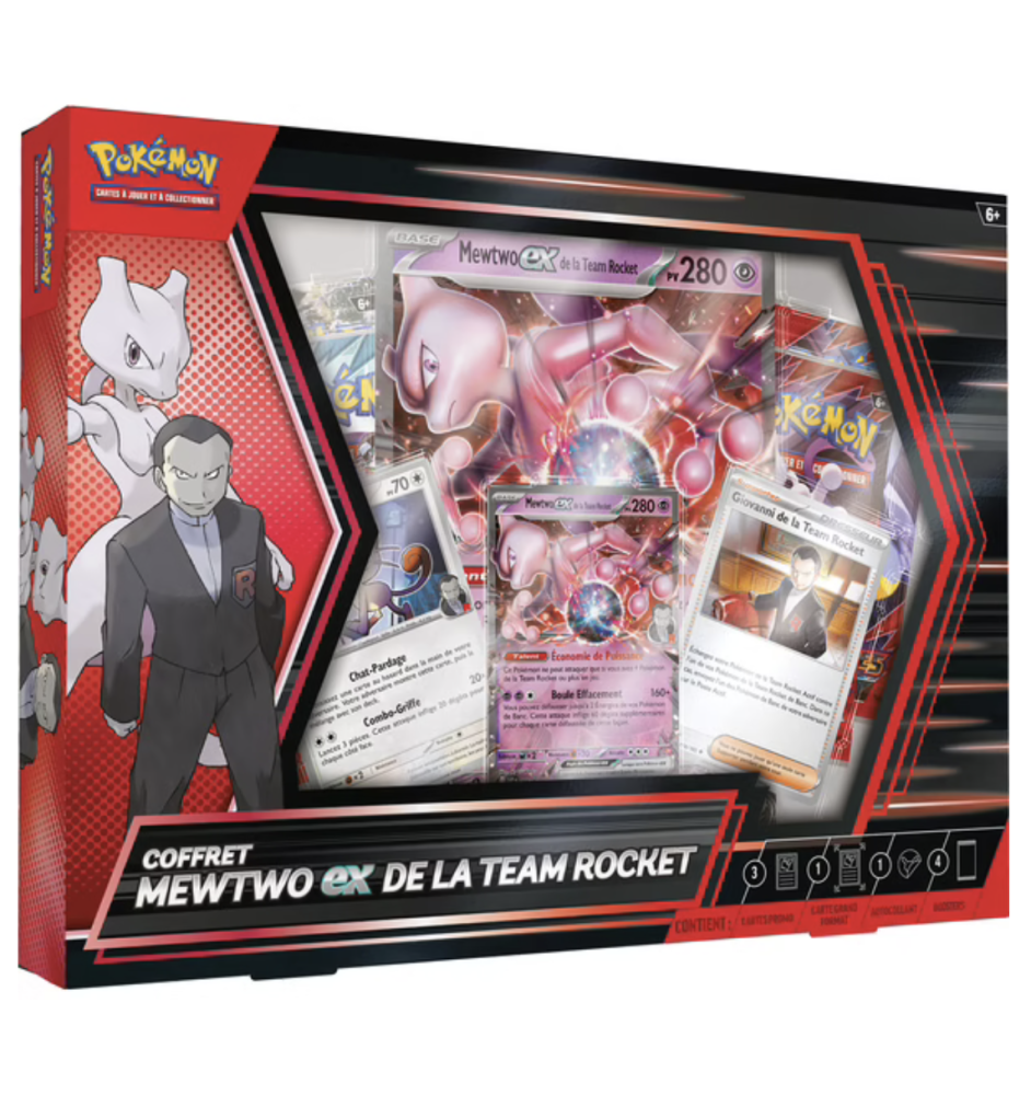 Coffret EV10 Mewtwo Ex De La Team Rocket