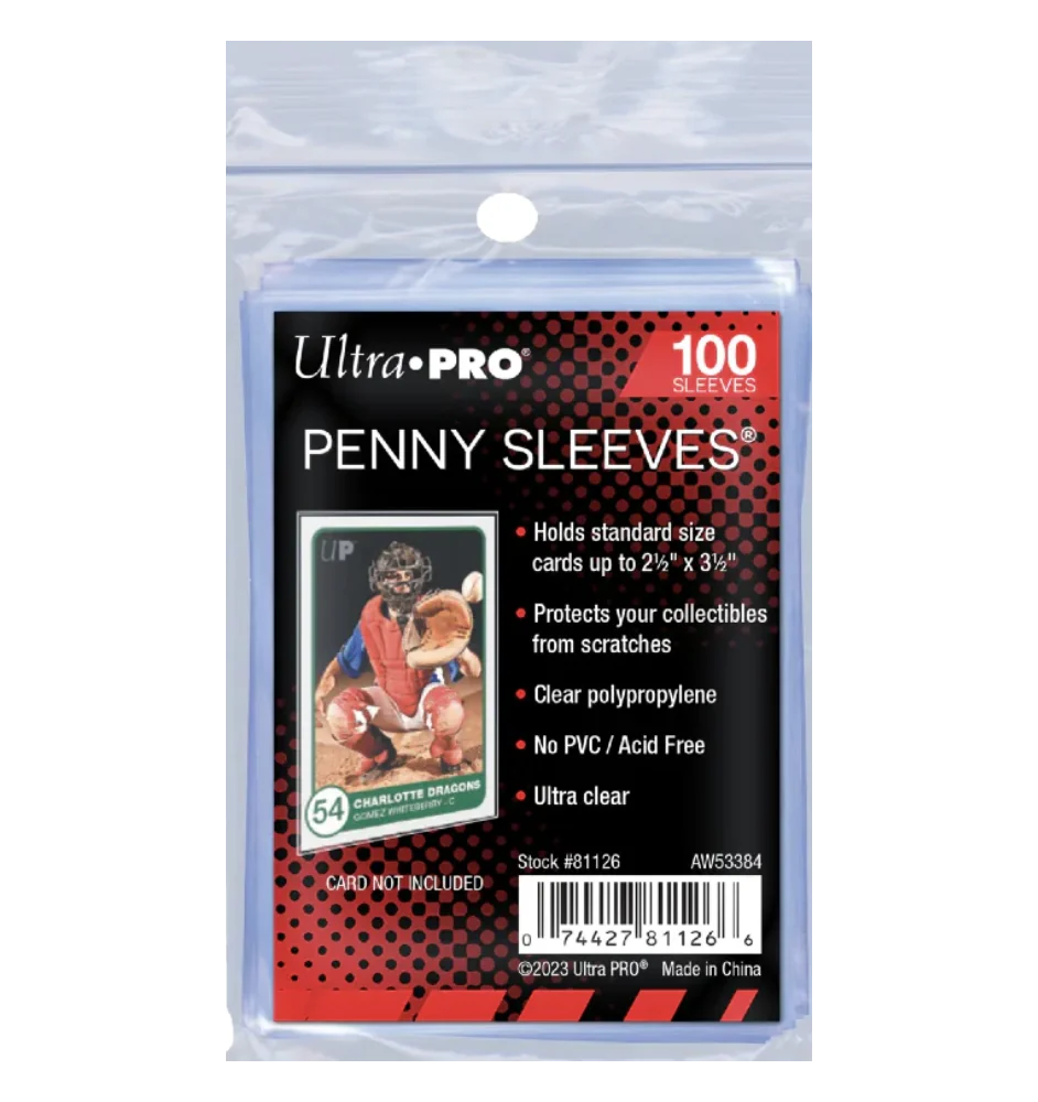 Sleeves Protection penny 100pcs Transparentes