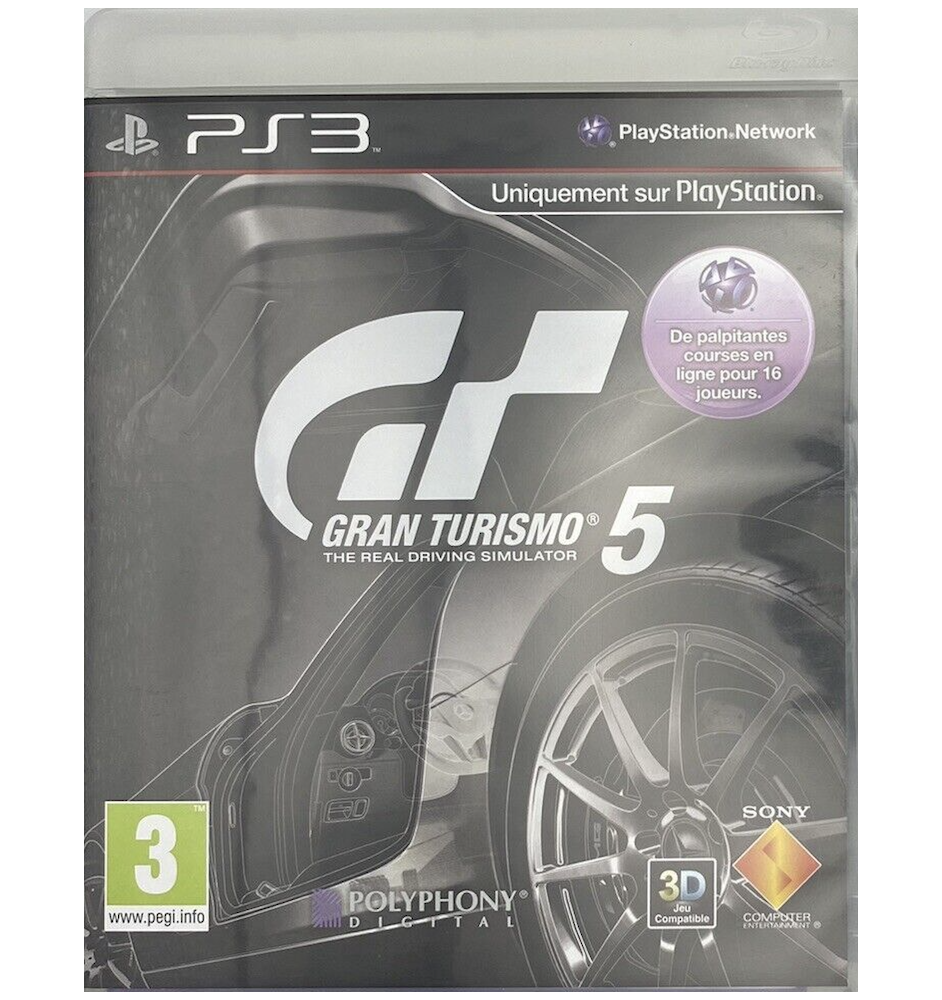 PS3 Gran turismo 5 édition collector cib