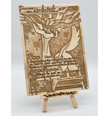 Gravure sur bois : Pokemon Xerneas Ex 146/146