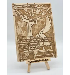 Gravure sur bois : Pokemon Xerneas Ex 146/146