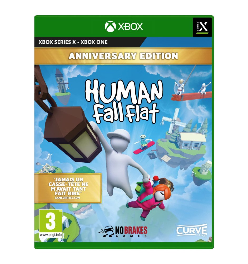 XBOX One Human Fall Flat edition anniversaire neuf
