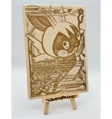 Gravure sur bois : Pokemon Emolga Ex 143/146