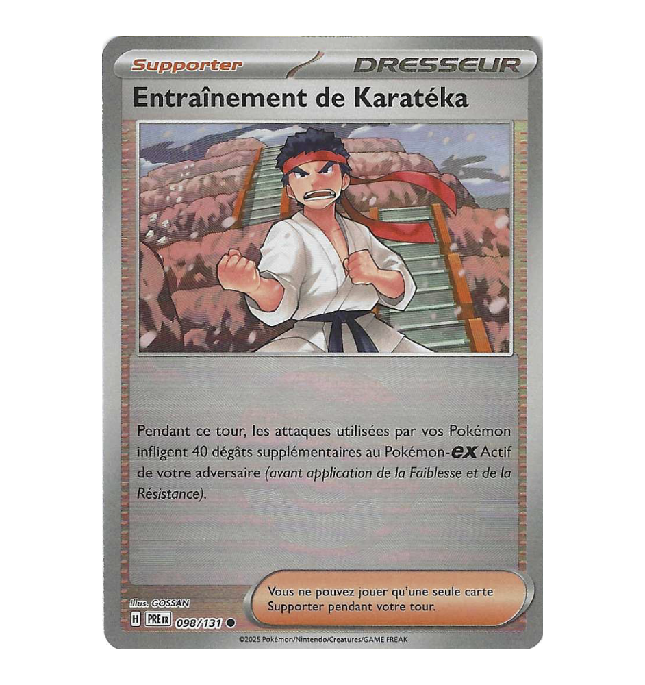 Dresseur Entraînement de Karatéka 098/131 Reverse pokeball