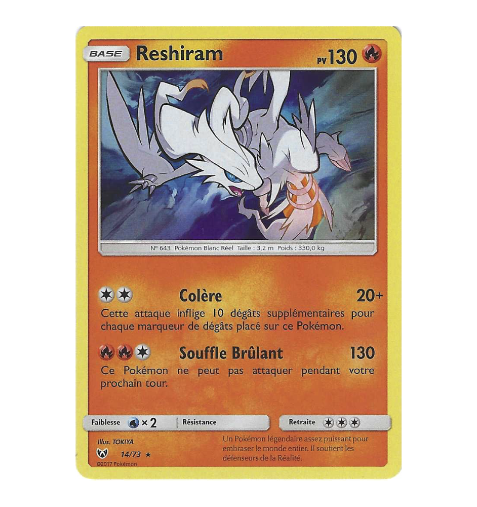Reshiram 14/73 holo