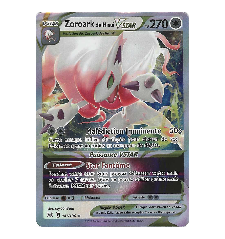 Zoroark de Hisui Vstar 147/196