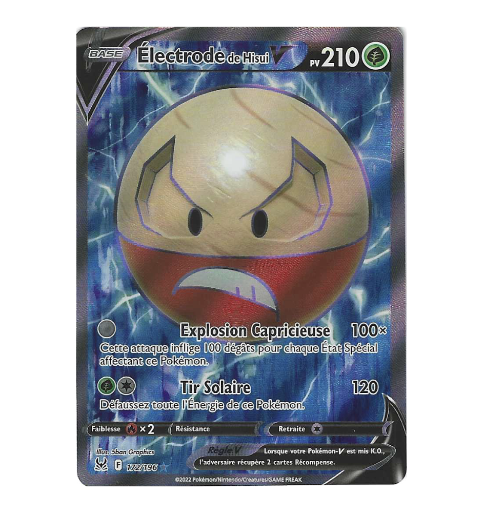 Electrode de Hisui V 172/196